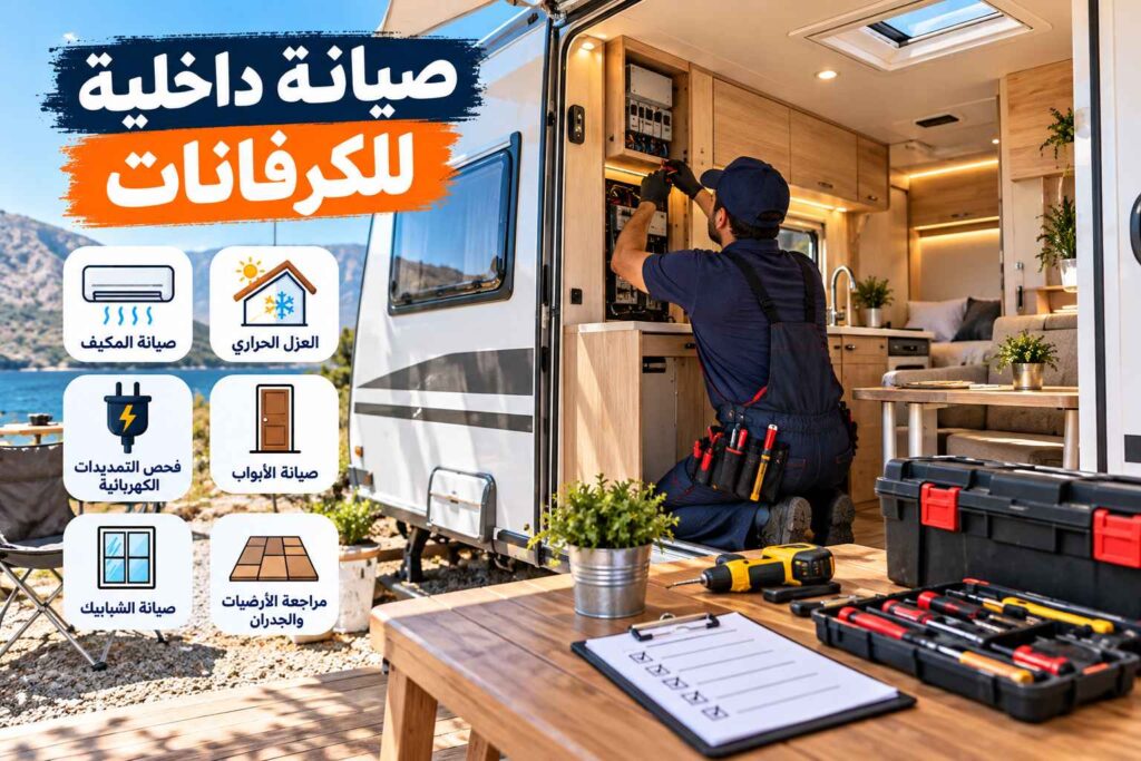 صيانه داخليه للكرفانات