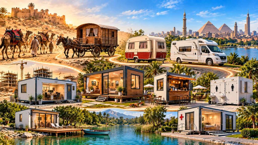 الكرفانات المتحركه