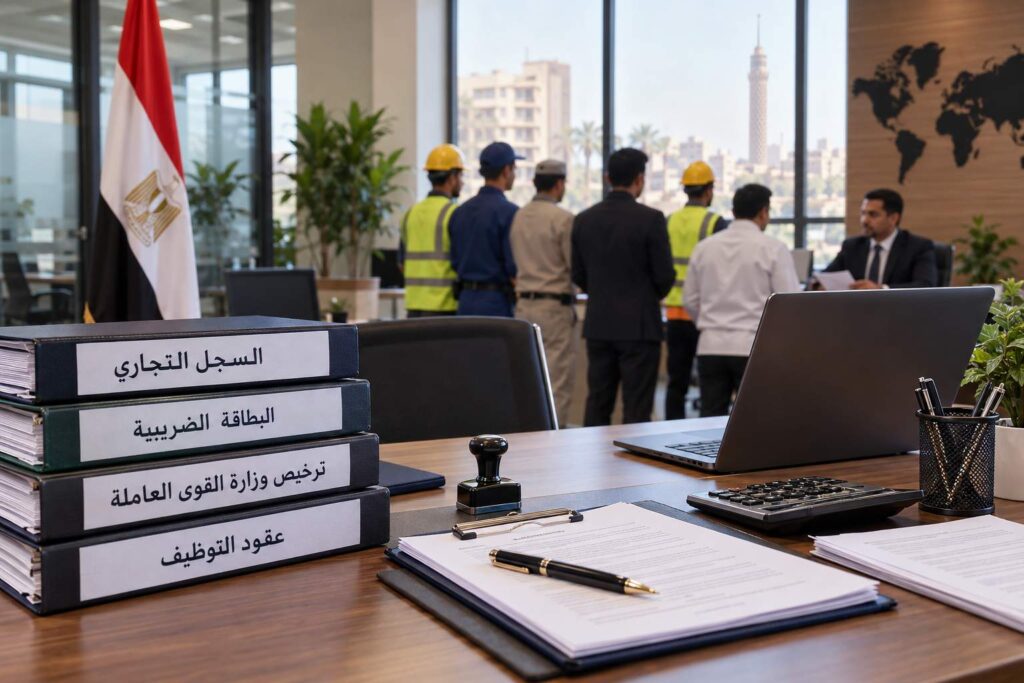 كيفية تأسيس شركة توريد عمالة في مصر