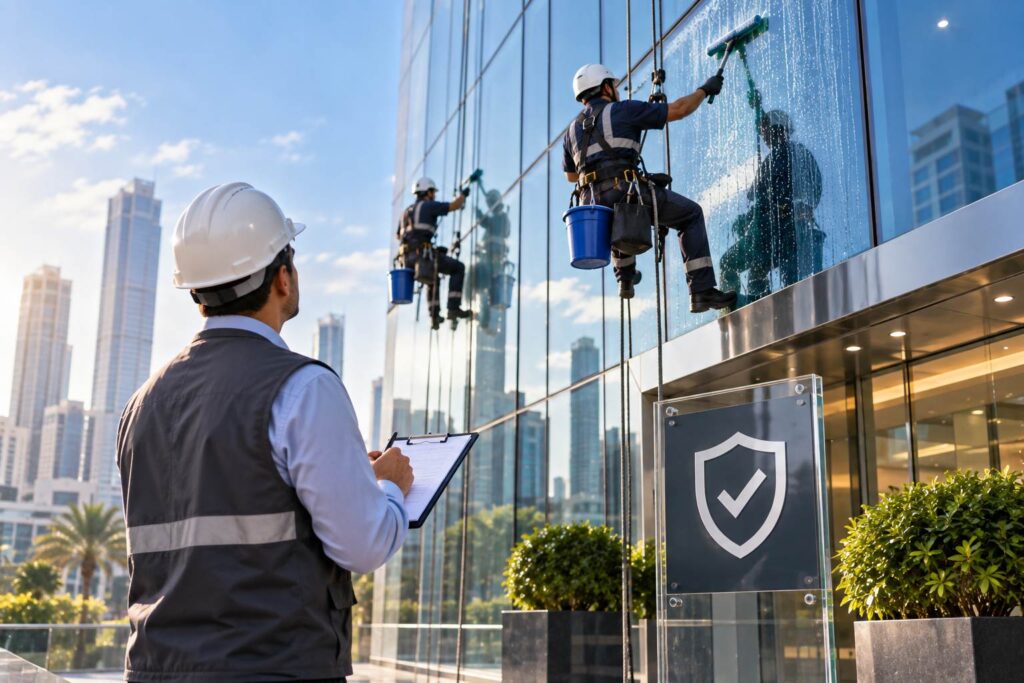 خدمات تنظيف واجهات المباني