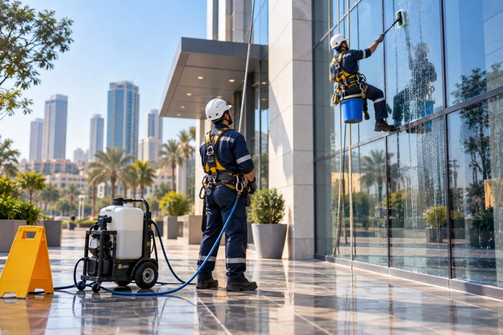 أسعار تنظيف واجهات المباني